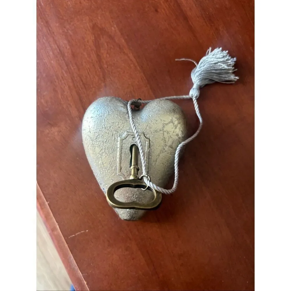 Art Hearts Hanging Heart Ornament with Key Two Are Better Than One
